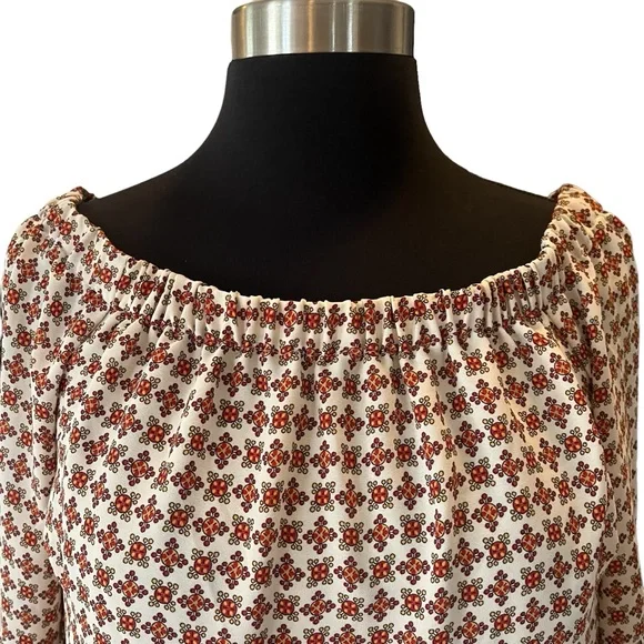 Carolina Belle Montreal retro off shoulder shift dress bell sleeve 2 sma… - Picture 4 of 15